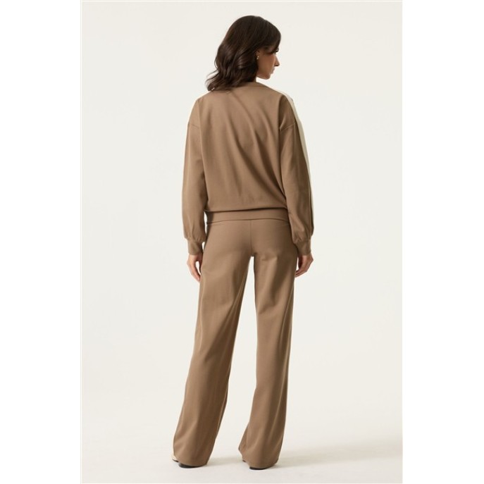 Garcia trui streep N260262 soft Taupe